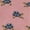 Turtles (Rose), variante sur Chaussettes d'Entraînement en Bambou pour Femmes / Miss Sparrow / Respirantes Coupe Basse
