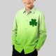 thumbnail image 1 of Blusa y camisa de manga larga con cuello vuelto para niños, camisa informal de moda para niños y niñas, camisa de manga larga con estampado del Día de San Patricio, camisa de manga larga con cuello vu, 1 of 7