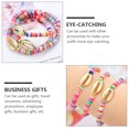 thumbnail image 2 of MEIBUTYUP Hawaii Style Bracelets Soft Clay and Shell Durable 3Pcs, 2 of 8
