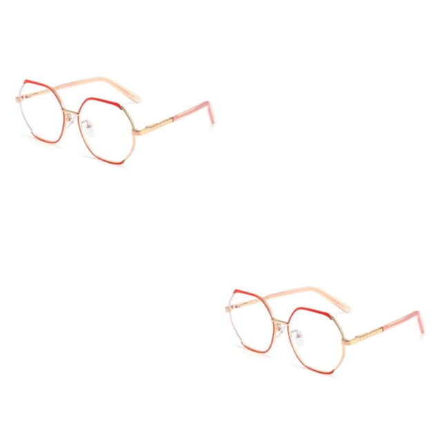 Sonducket Gafas de lectura, gafas de lectura, lentes antiazules, protección de polígono de gran tamaño, suministros de oficina con luz azul, Type3 NO3
