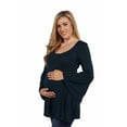 thumbnail image 5 of Maternity Scoop Neck Bell Sleeve Swing Top, 5 of 6