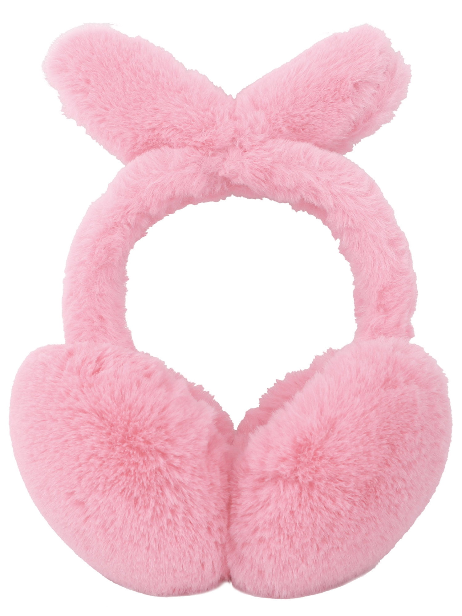 Winter Plush Earwarmer Bunny Earmuffs with Moving Jumping Rabbit Ears for Women Girls Lumumi Cute Plush Earmuffs 