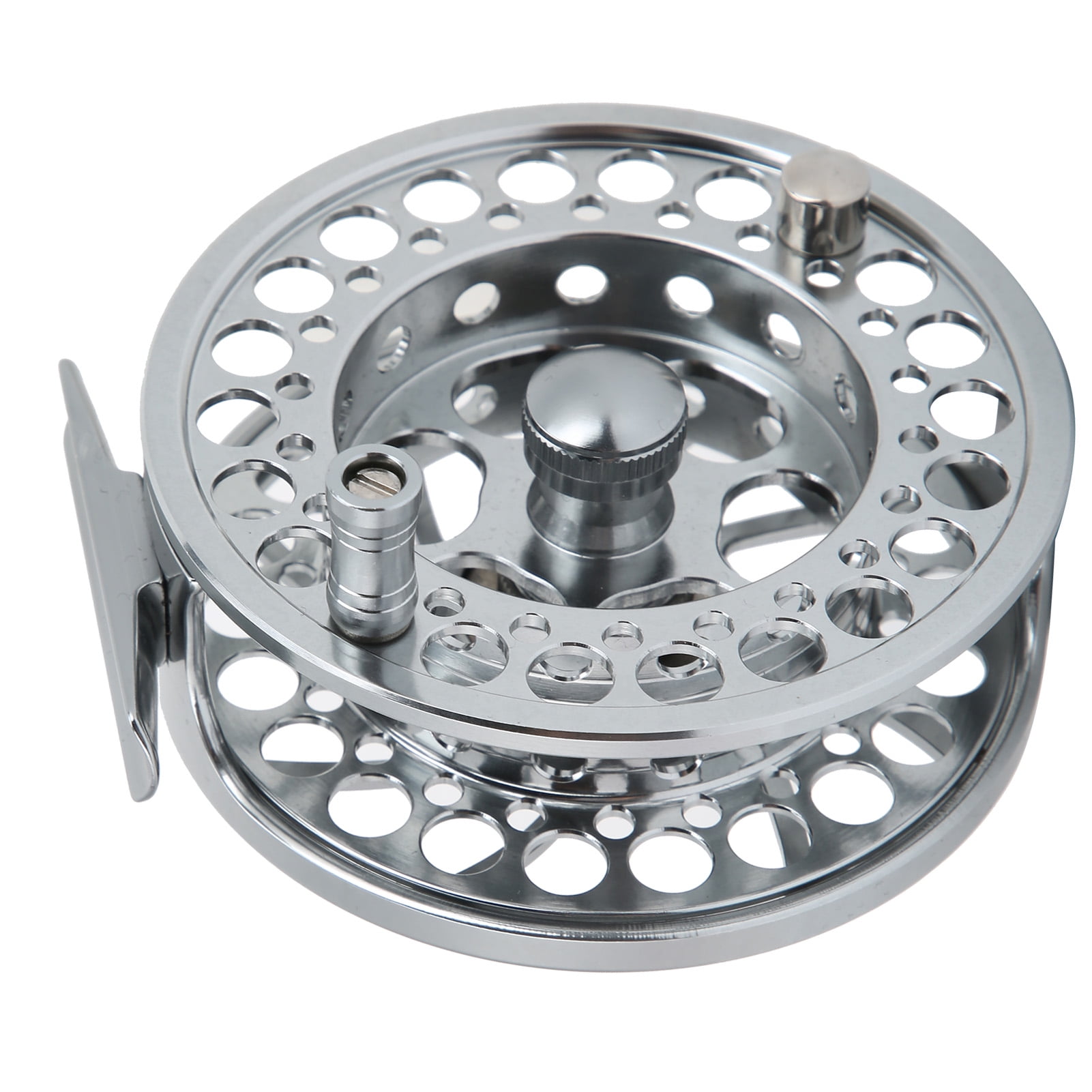 Sarapandan 9/10 Fishing Fly Reel 3 Ball Bearing 1:1 Gear Ratio CNC Aluminum Alloy Fishing Reel