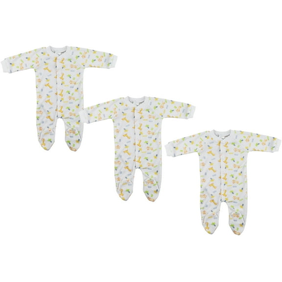 Bambini Layette Unisex Closed-toe Sleep & Play (Pack of 3 )