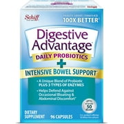 Digestive Advantage IBS Probiotics For Digestive Health & Intensive Bowel Support, Probiotics For Women & Men with Digestive Enzy