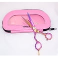 thumbnail image 4 of DreamCut Left Handed Professional Razor Scissors Titanium Coated 6" with zippered pouch, 4 of 7