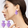 thumbnail image 1 of Pendientes de San Valentín, pendientes de San Valentín para mujer, regalos de San Valentín para ella, pendientes de corazón para mujer, joyería de moda para adolescentes, niñas y adolescentes, pendien, 1 of 7