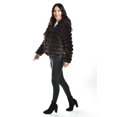 thumbnail image 2 of Chamarra de peluche con capucha Roman Fashion juvenil 24192 cafe, 2 of 5