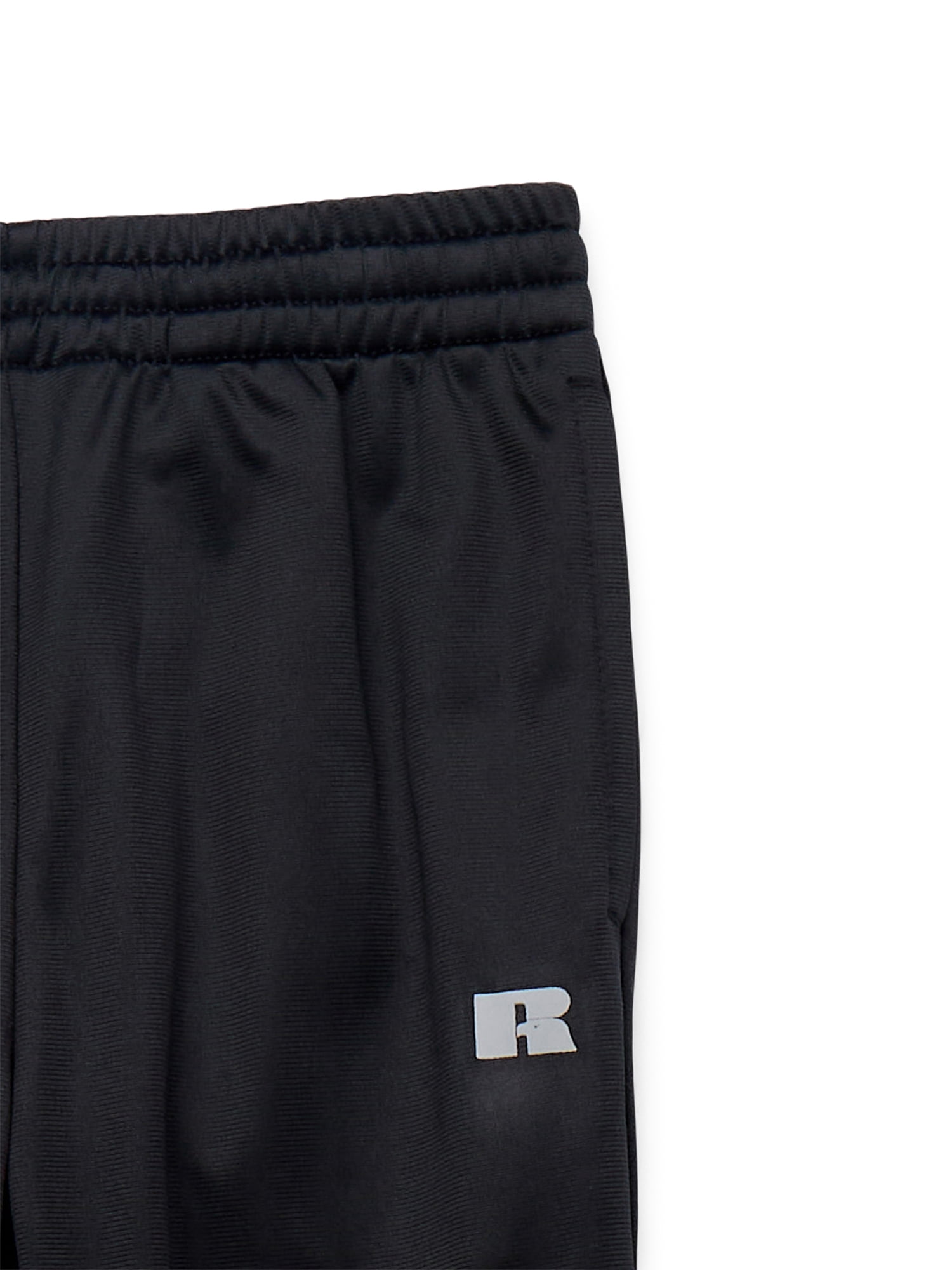 Russell Athletic Boys Pull On Tricot Jogger Pants, 2-Pack, Sizes 4-18 & Husky