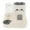 Gray, variant on Serenable 2 in 1 Automatic Pet Feeder Water Dispenser Portable Travel Supplies Cat Food Bowl Food Container for Kitten Small Dogs Bunny Clear
