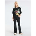 thumbnail image 2 of Disney Mickey Mouse Women's Christmas Sweatshirt with Long Sleeves, Sizes XXS-XXL, 2 of 5