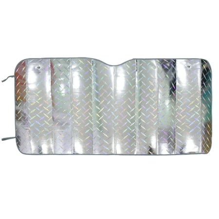 - Laser Film Foldable Car Windshield Sunshade Auto Sun Visor for Heat Block UV Rays