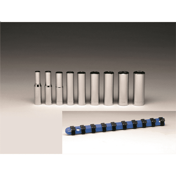 Wright Tool 1/4"Dr 12Pt Dp MMSck Set  9Pc