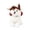 B, variant on Blonde Pigtail Pet Wigs for Dogs, Funny Twin Ponytail Hairpiece with Cute Blue Ribbons, 1 Count