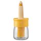thumbnail image 1 of Lindo tarro de aceite de vidrio para el hogar con cepillo de silicona, mini botella de aceite portátil para cocina, cepillo para cocinar aceite y salsa para barbacoa, amarillo, 1 of 6