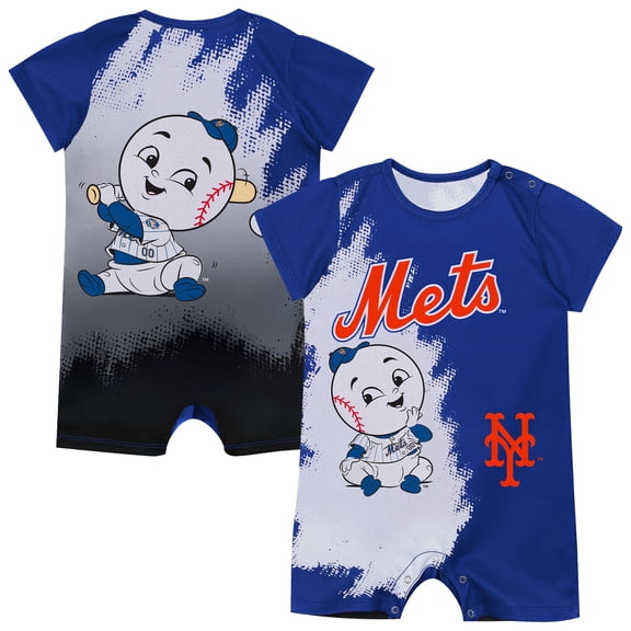 Newborn Outerstuff Royal New York Mets Baby Mascot Bodysuit