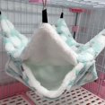 thumbnail image 5 of QHUDLV Small Pet Double Layered Hanging Hammock Suspended Warm Plush Sleeping Bag O9, 5 of 5
