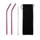 thumbnail image 1 of Tmvgtek 4 Pajitas Reutilizables Para Beber, Juego De Cepillos, Suministros Para Bebidas (Doblado Rosa) Tmvgtek suministros de cocina, 1 of 7