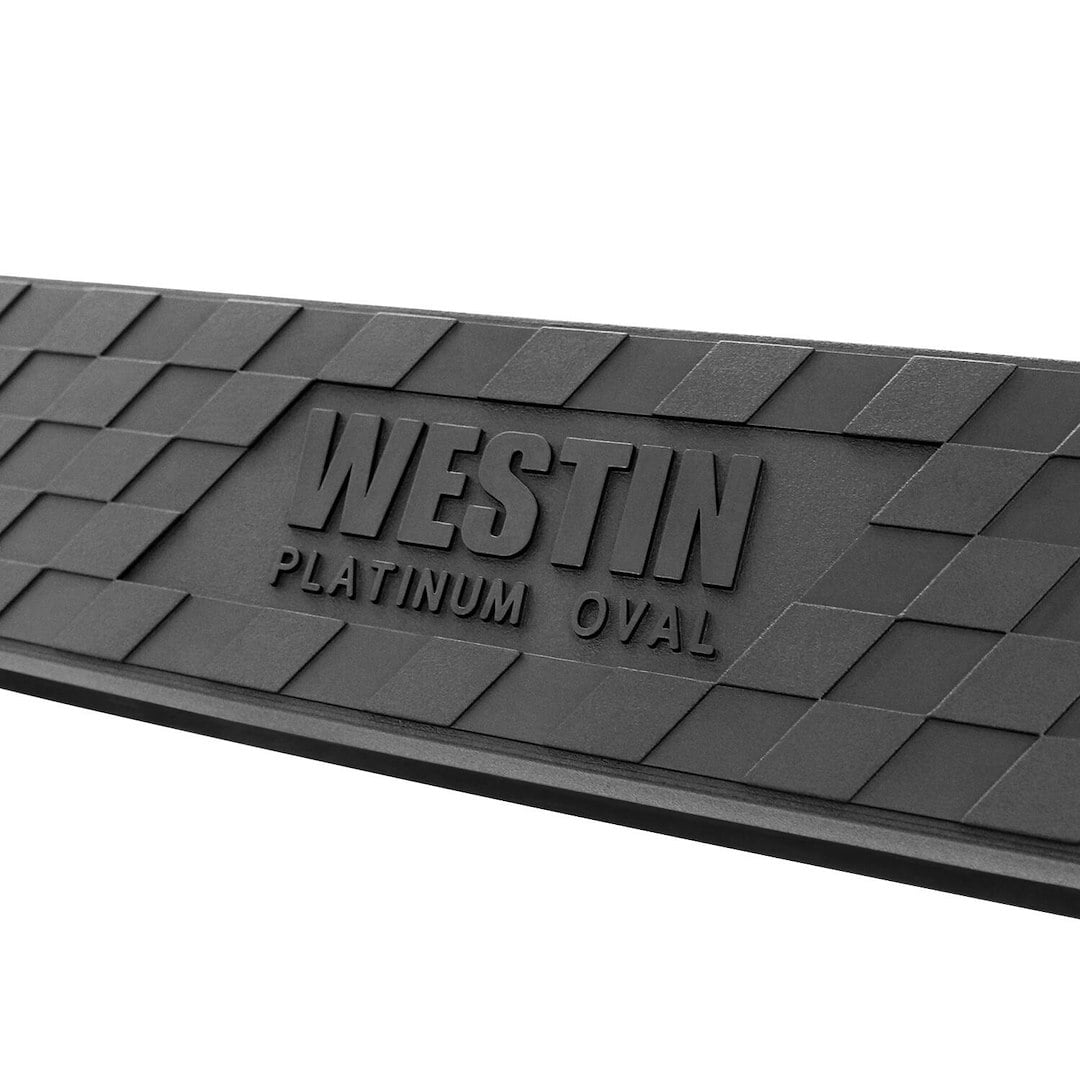 Westin Automotive 21-4135 Steel Oval Black Powder Coated Nerf Bar