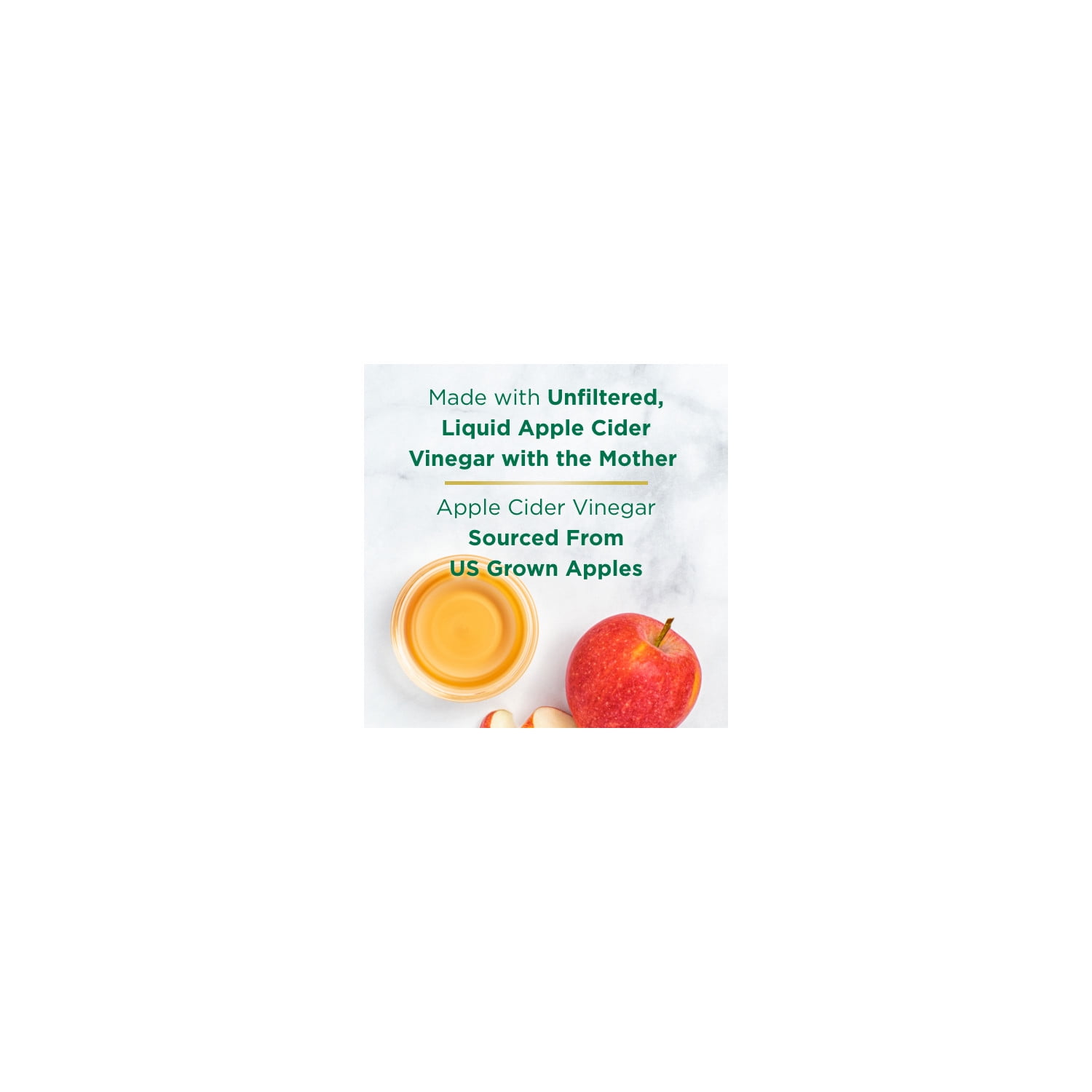 Nature's Bounty Apple Cider Vinegar Gummies Dietary Supplement, Raspberry Pomegranate Flavor, 500 Mg, 60 Count