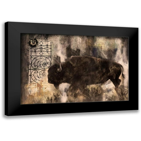 Wiley, Marta 14x11 Black Modern Framed Museum Art Print Titled - Buffalo Beige