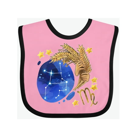 

Inktastic Virgo Constellation Zodiac Sign Illustration Gift Baby Boy or Baby Girl Bib
