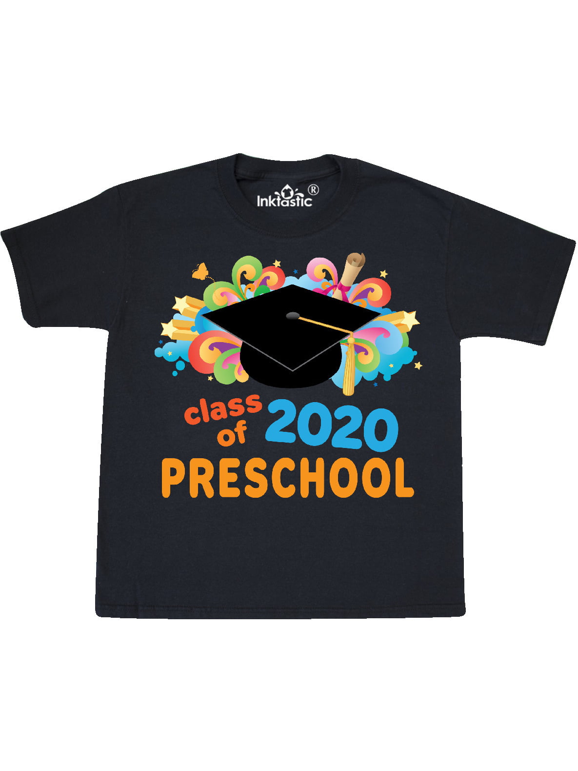 Preschool Graduation Class of 2020 Party Youth T-Shirt - Walmart.com ...
