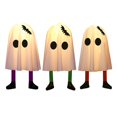 thumbnail image 1 of 3 Fantasmas Colgantes de Halloween con Medias de Rayas de Murciélago, Adornos de Fantasmas, Luces Brillantes y Espeluznantes de Sombrero de Fantasma., 1 of 5