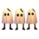 thumbnail image 1 of 3 Fantasmas Colgantes de Halloween con Medias de Rayas de Murciélago, Adornos de Fantasmas, Luces Brillantes y Espeluznantes de Sombrero de Fantasma., 1 of 5