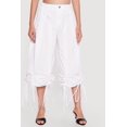 thumbnail image 6 of Women's Tie Hem Parachute Baggy Pants, 6 of 8