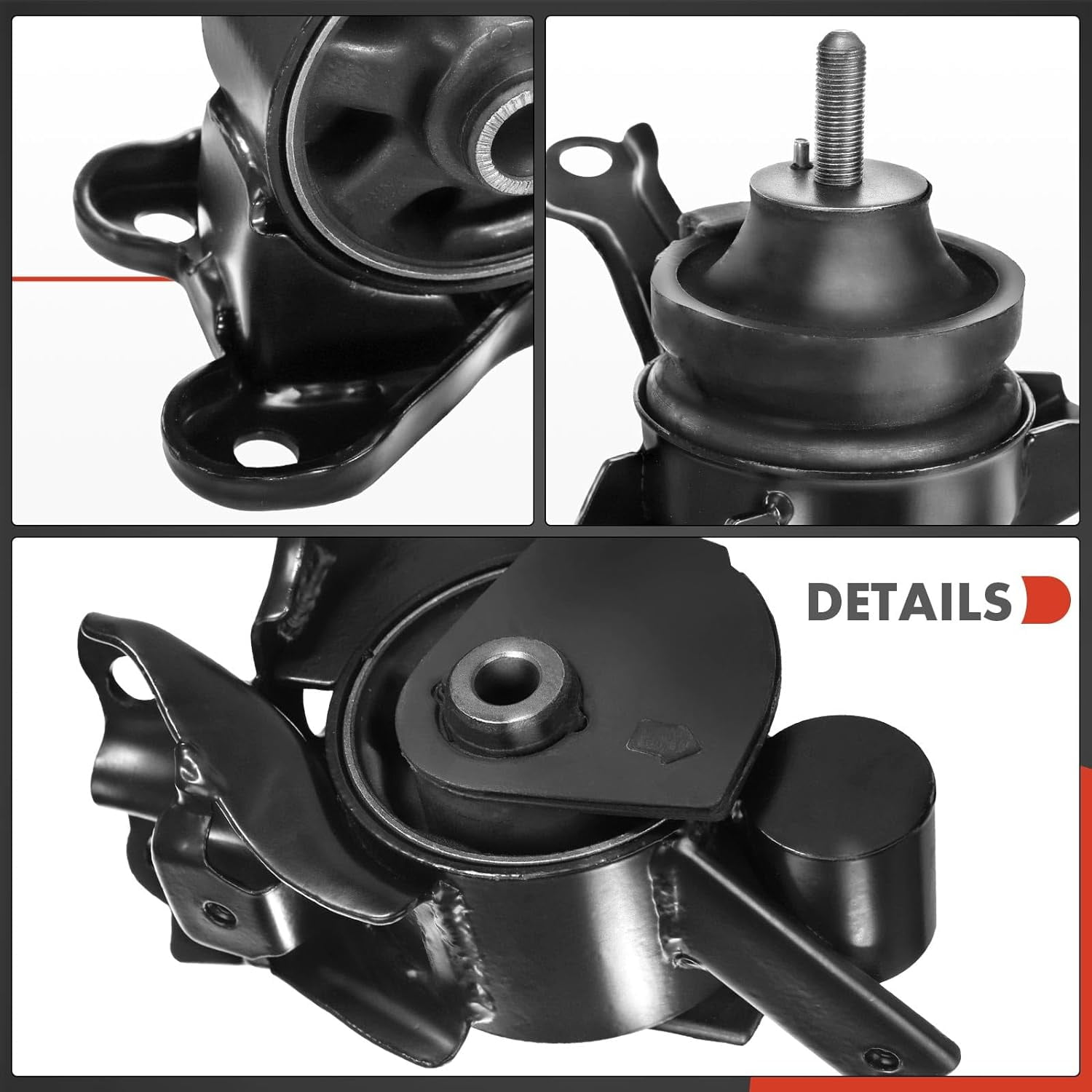 A-Premium Engine Motor and Transmission Mounts Compatible with Hyundai Elantra 2001-2006 Tiburon 2003-2005 L4 2.0L DOHC Petrol 4-PC Set