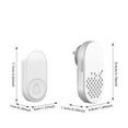 thumbnail image 2 of Wireless Doorbell Kit with 1000 Ft Range Easy Installation Adjustable Volume Options for Business Store Home Entry, 2 of 5