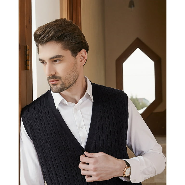Black cardigan vest cheap