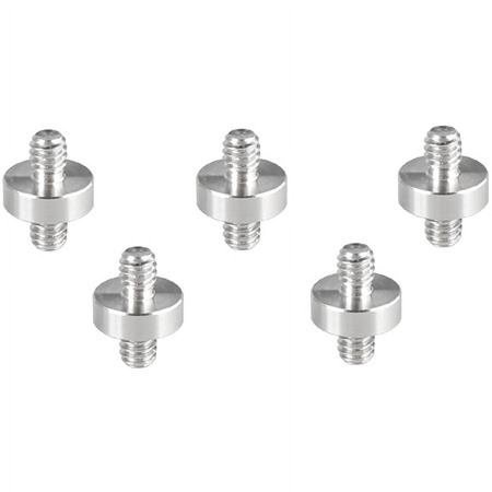 UPC: 0756790472977 | 1/4 -20 Male to 1/4 -20 Male Thread Double-Ended Screw Adapter  5 Pieces