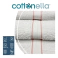 thumbnail image 3 of Toalla Cottonella Medio Cuerpo Blanca con Cenefa Rosa 70x130 cm, 3 of 4