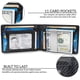 thumbnail image 3 of Mens Slim Wallet with Money Clip, RFID Blocking ,Bifold Credit Card Holder for Men, with Gift Box-2025, 3 of 4