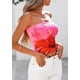 thumbnail image 4 of Top de Tubo Sin Tirantes con Estampado Floral PRETTYGARDEN 2025 Talla L, 4 of 8