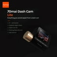 thumbnail image 3 of Grabador de Coche 70Mai 70mai Dash Cam Lite 1080P HD Negro, 3 of 8