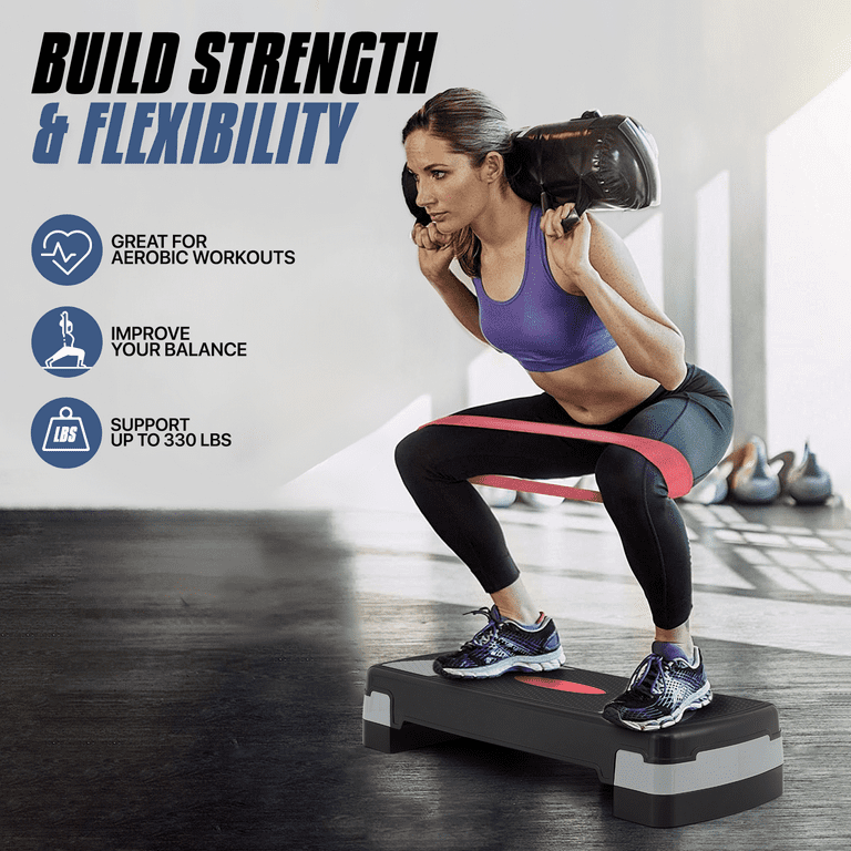 Stepper Easy Aerobics Routine Fitness Stepper Aerobic Platform