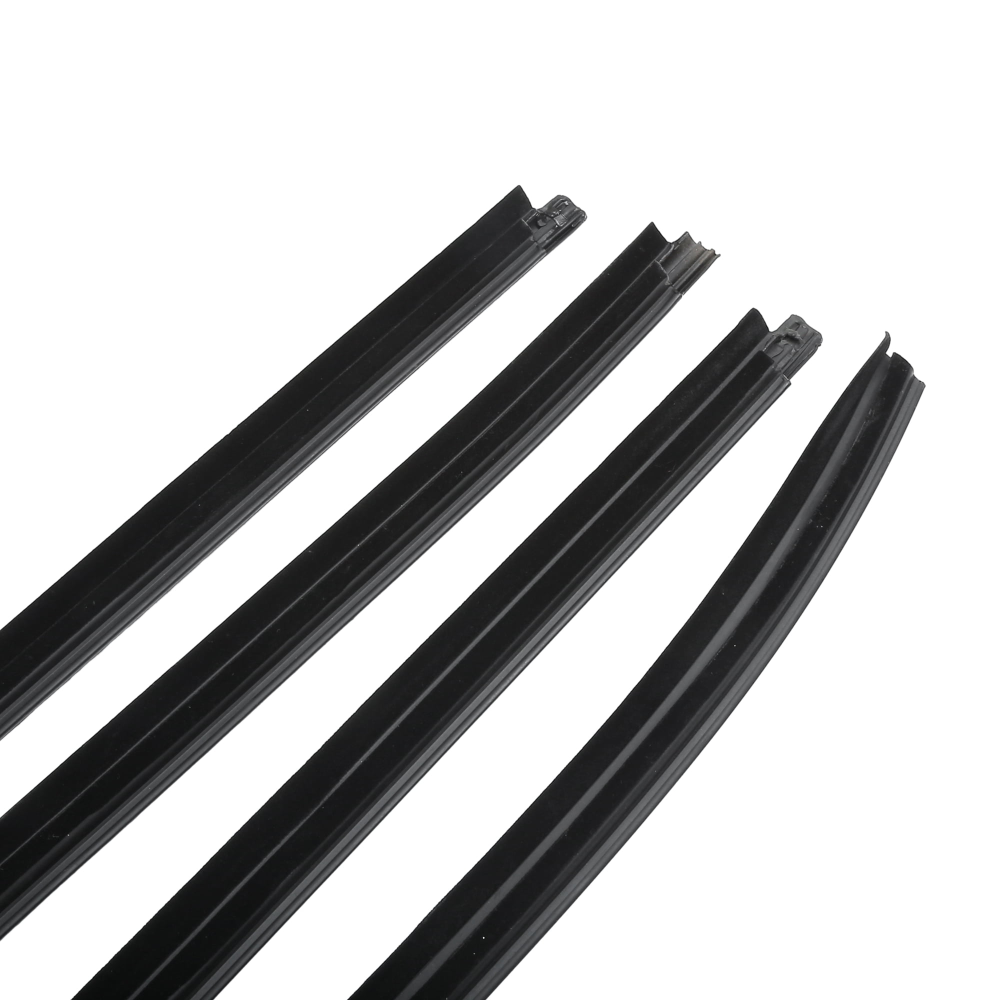Unique Bargains 4Pcs Window Glass Seals Door Belt Weatherstrip for Toyota Hilux