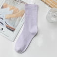 thumbnail image 2 of Dalrosia Womens Cotton Crew Socks, Thin Soft Comfort Breathable Dress Socks, Above Ankle Crew Socks for Business, Casual, 2 of 2