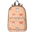 thumbnail image 1 of Mochila con bonito diseño de setas, ideal para portátil, viajes, senderismo, negocios, para mujeres y hombres., 1 of 5