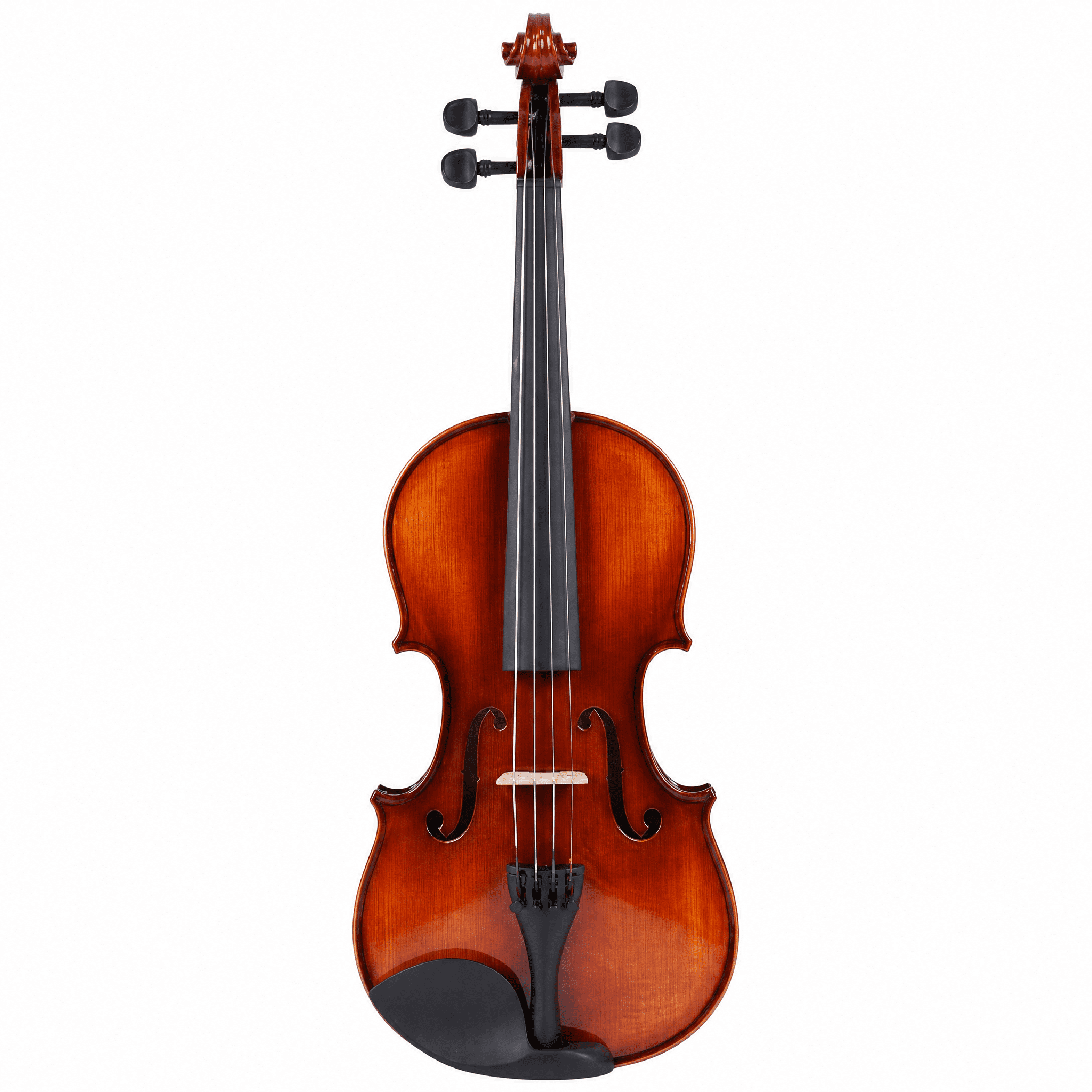 Cecilio Left-Handed Full Size 4/4 CVN-320L Ebony Fitted Solid Wood