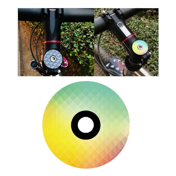 Novedad impreso tapa de auriculares de bicicleta de bicicleta tapas es a prueba de polvo reemplazo para horquillas de 28,6mm bicicletas F Macarena cubierta de la tapa superior de los auriculares de bicicleta