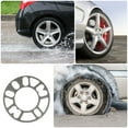 thumbnail image 3 of Howish Wheel Shims 4pcs 5mm Wheel Spacers Plate Frame for Car Wheel Accessories,Alloy aluminum(5.91"X5.91"X0.2"), 3 of 8