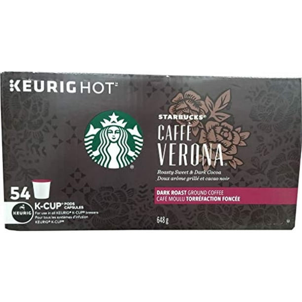 Starbucks Caffe Verona, Dark, KCup Portion Pack For Keurig KCup