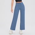 thumbnail image 3 of MKLEKYY Leggings deportivos para mujer, moda para mujer, leggings para entrenamiento, fitness, deportes, correr, yoga, pantalones deportivos sueltos, 3 of 4