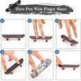 thumbnail image 3 of 10 Pieces Mini Skateboards Finger Skate Fingerboard Toy Fingertip Movement Board For Adults Boys Girls, Random Pattern, 3 of 5