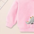 thumbnail image 7 of TOWED22 Toddler Girls Boys Graphic Long Sleeve Pullover Top Hoodie Sweatshirt with Pocket,Pink,18-24 M, 7 of 7