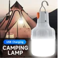 thumbnail image 2 of Bombillas LED recargables por USB para exteriores, luz de emergencia de alto brillo, para acampar, pescar, linternas portátiles, luces nocturnas, 2 of 5